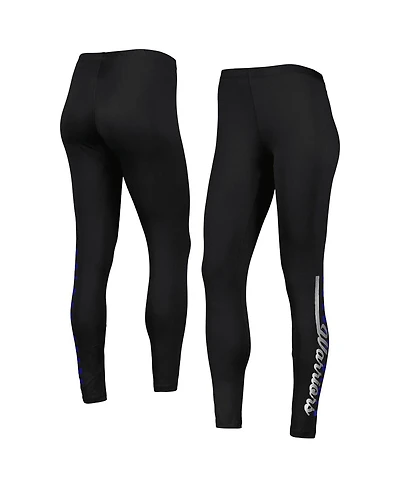 Women's G-iii 4Her by Carl Banks Black Golden State Warriors Jump Shot Leggings