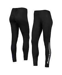 Women's G-iii 4Her by Carl Banks Black Golden State Warriors Jump Shot Leggings
