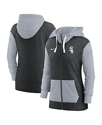 Women's Nike Black Chicago White Sox Full-Zip Hoodie