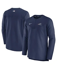 Men's Nike Navy Chicago White Sox Authentic Collection Game Time Performance Half-Zip Top