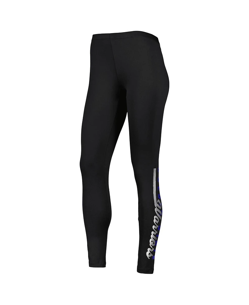 Women's G-iii 4Her by Carl Banks Black Golden State Warriors Jump Shot Leggings