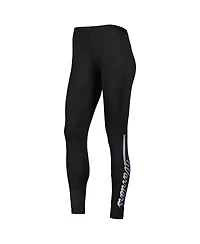 Women's G-iii 4Her by Carl Banks Black Golden State Warriors Jump Shot Leggings