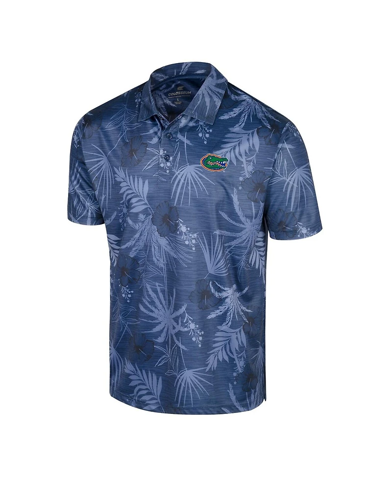 Men's Colosseum Royal Florida Gators Palms Team Polo Shirt