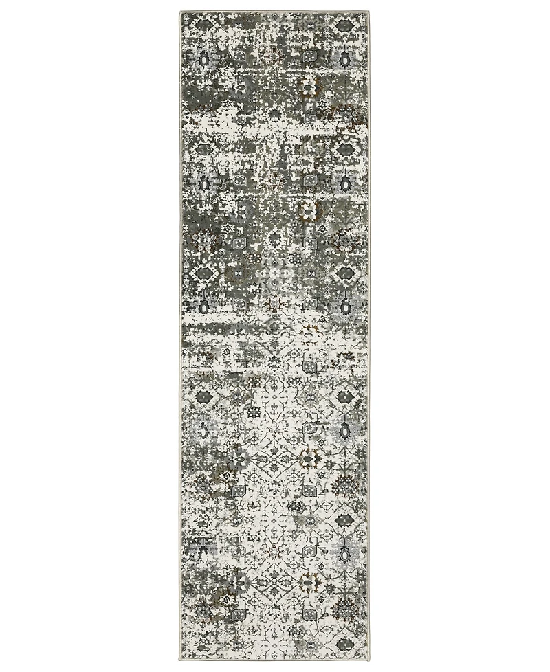 Oriental Weavers Gemini 5501J 2'3" x 7'6" Runner Area Rug