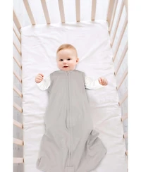 Bublo Baby Baby Baby Wearable Blanket, Cotton Sleep Sacks for 6-12 Months, Grey
