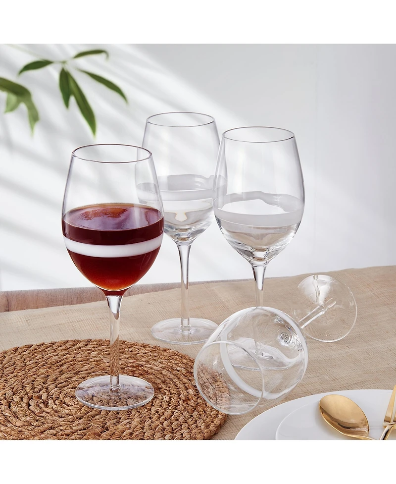 Fitz and Floyd Organic Band 20-oz Red Wine Glasses 4-Piece Set