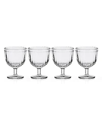 Fitz and Floyd Beaded 14-oz Wine Goblets 4-Piece Set