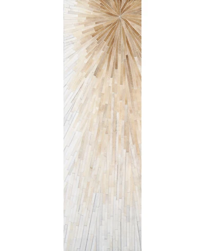 Bashian Cowhide CWH22 2'6" x 8' Runner Area Rug