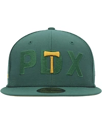 Men's New Era Green Portland Timbers Kick Off 59FIFTY Fitted Hat