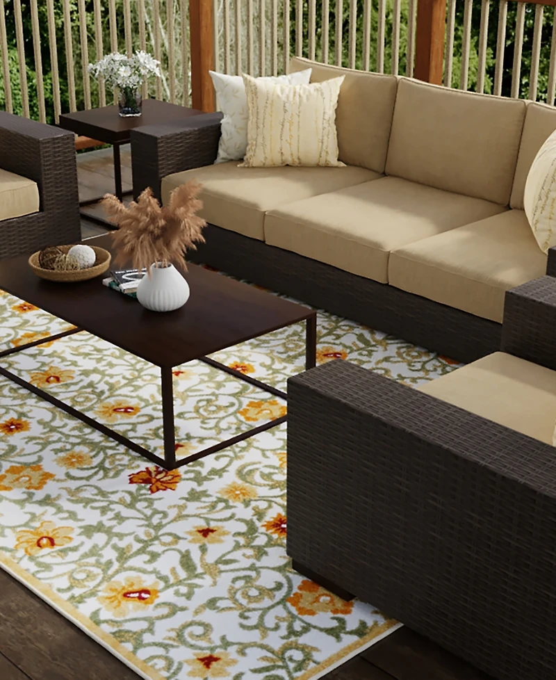 Bashian Gallery Outdoor GLY111 7'6" x 9'6" Area Rug