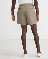 Lands' End Men's Comfort Waist Pleated 6" No Iron Chino Shorts