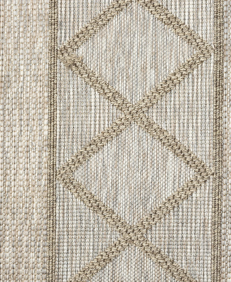 Closeout! Lr Home Oliva OLIVA82118 5' x 7' Outdoor Area Rug