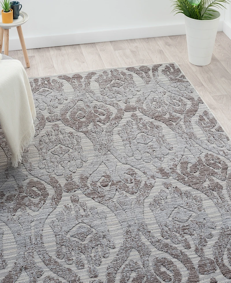 Closeout! Lr Home Wagner WAGNR82293 7'10" x 8'10" Outdoor Area Rug