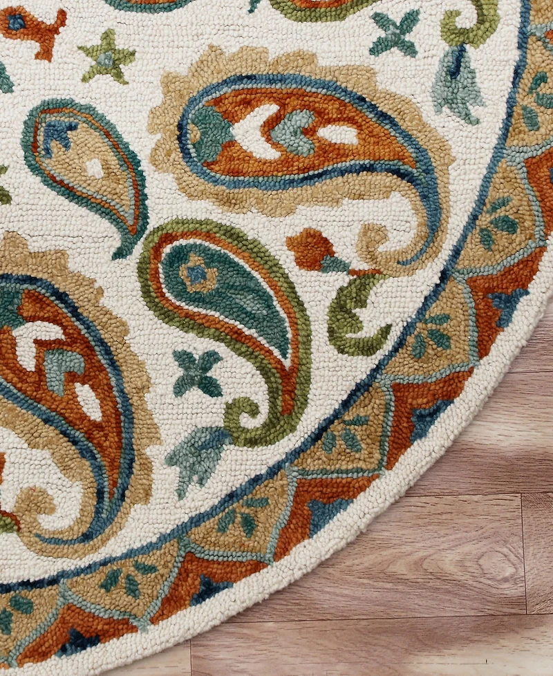 Closeout! Lr Home Valentin VLNTA03565 7' x 7' Round Area Rug