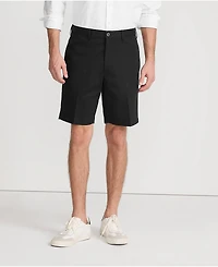 Lands' End Men's No Iron 9" Plain Front Chino Short