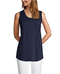 Lands' End Petite Supima Cotton Tunic Tank Top