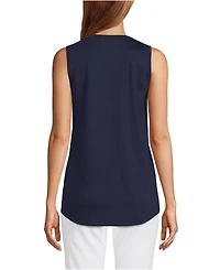 Lands' End Petite Supima Cotton Tunic Tank Top