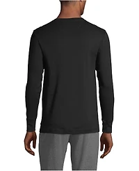 Lands' End Men's Knit Rib Pajama Henley