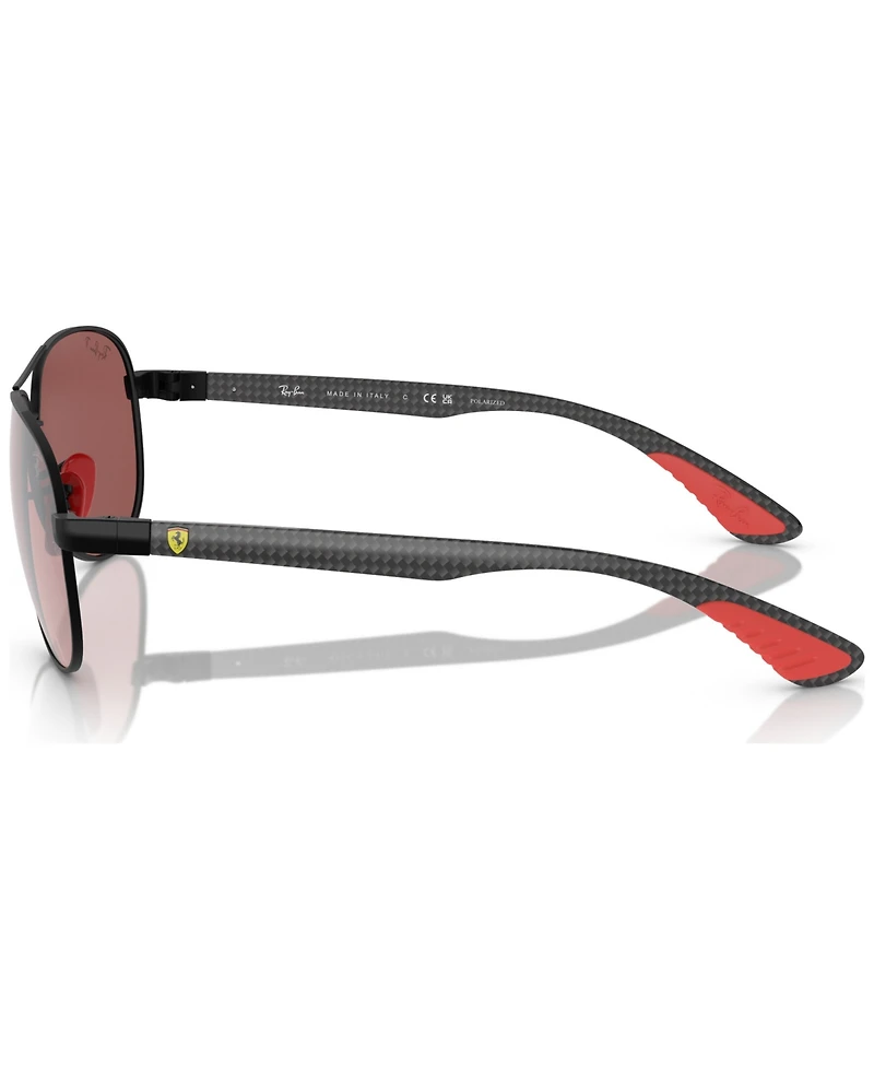 Ray-Ban Men's Polarized Sunglasses, RB8331M Scuderia Ferrari Collection