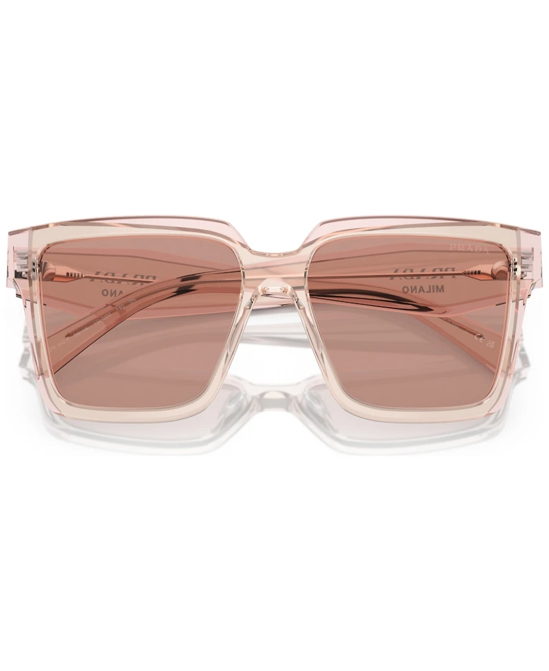 Prada Oversized Low Bridge Women's Sunglasses, Pr 24ZSF