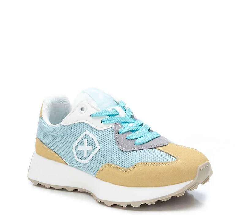 Xti Women's Sneakers By Blue With Multicolor Accent