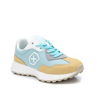 Xti Women's Sneakers By Blue With Multicolor Accent