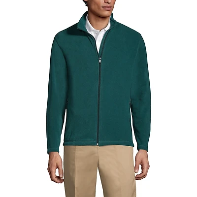 Lands' End Men's Full-Zip Mid-Weight Fleece Jacket