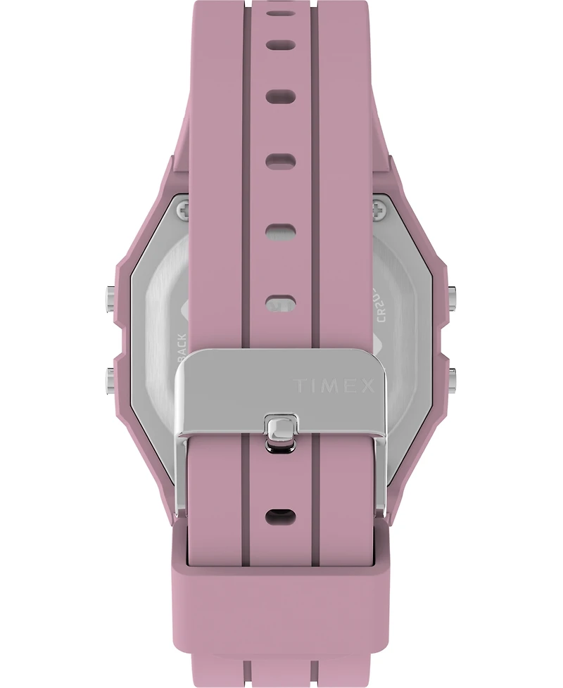 Timex Unisex Digital Ironman Classic Silicone Pink Watch 40mm