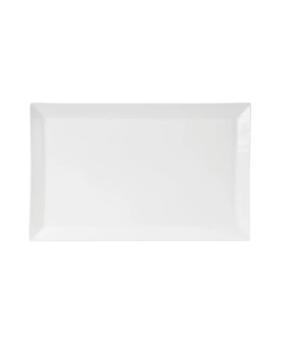 Fitz and Floyd Everyday Whiteware Rectangular Rim Platter