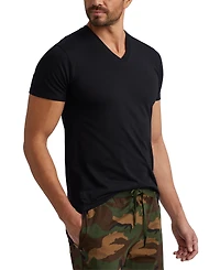 Polo Ralph Lauren Men's Classic-Fit V-Neck Undershirts, 5+ 1 Free Bonus Pack