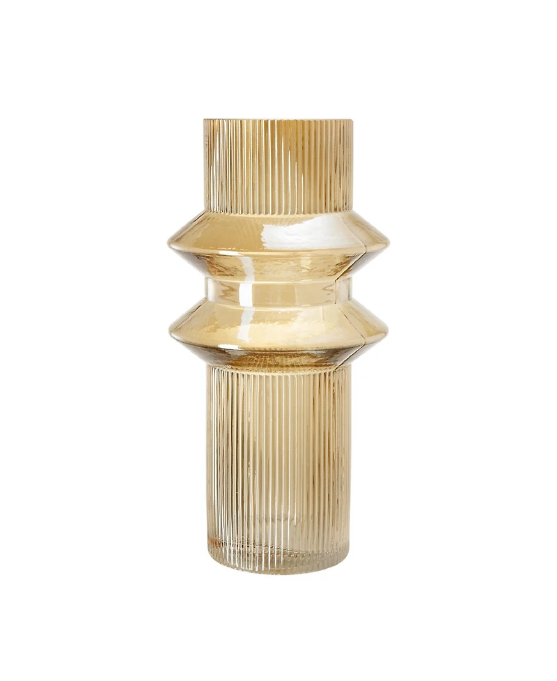 Ab Home Ribbed Glass Vases