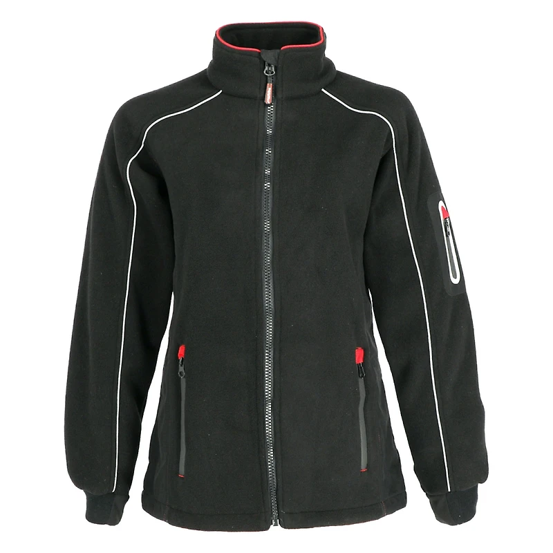 RefrigiWear Women's Hybrid Fleece Jacket - Lightweight Insulated Outerwear for Cold Weather
