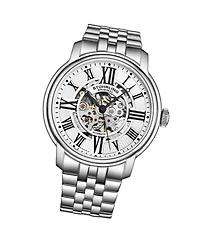 Stuhrling Men's Legacy Silver-tone Stainless Steel , White Dial , 45mm Round Watch