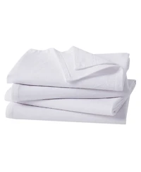 White Flour Sack Kitchen Towel, Set of 4