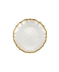 Vietri Baroque Glass Cocktail Plate 6" D