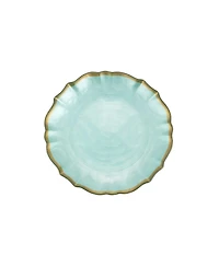 Vietri Baroque Glass Cocktail Plate 6" D