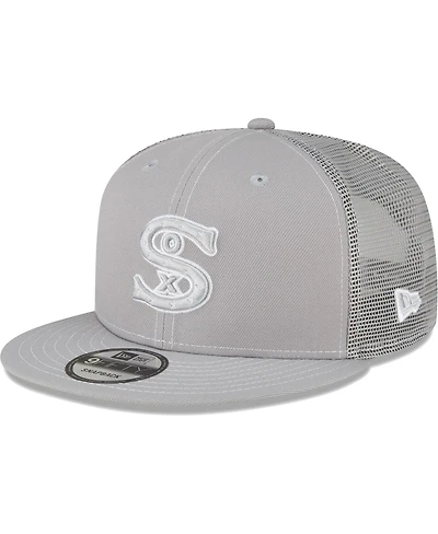 Men's New Era Gray Chicago White Sox 2023 On-Field Batting Practice 9FIFTY Snapback Hat