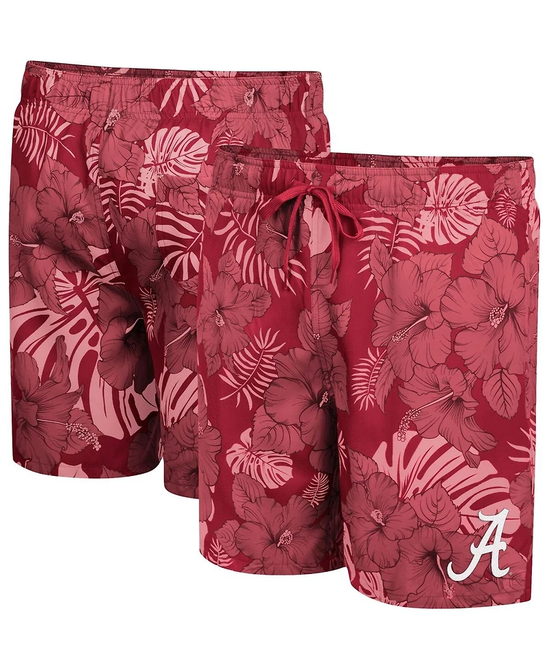 Men's Colosseum Crimson Alabama Tide The Dude Swim Shorts