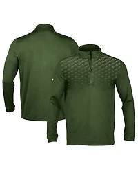 Men's LevelWear Hunter Green Minnesota Wild Nhl x Pga Scout Midlayer Quarter-Zip Pullover Top