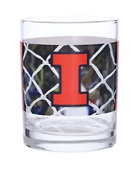Illinois Fighting Illini 14 Oz Basketball Glass