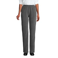Lands' End Petite Sport Knit High Rise Corduroy Elastic Waist Pants