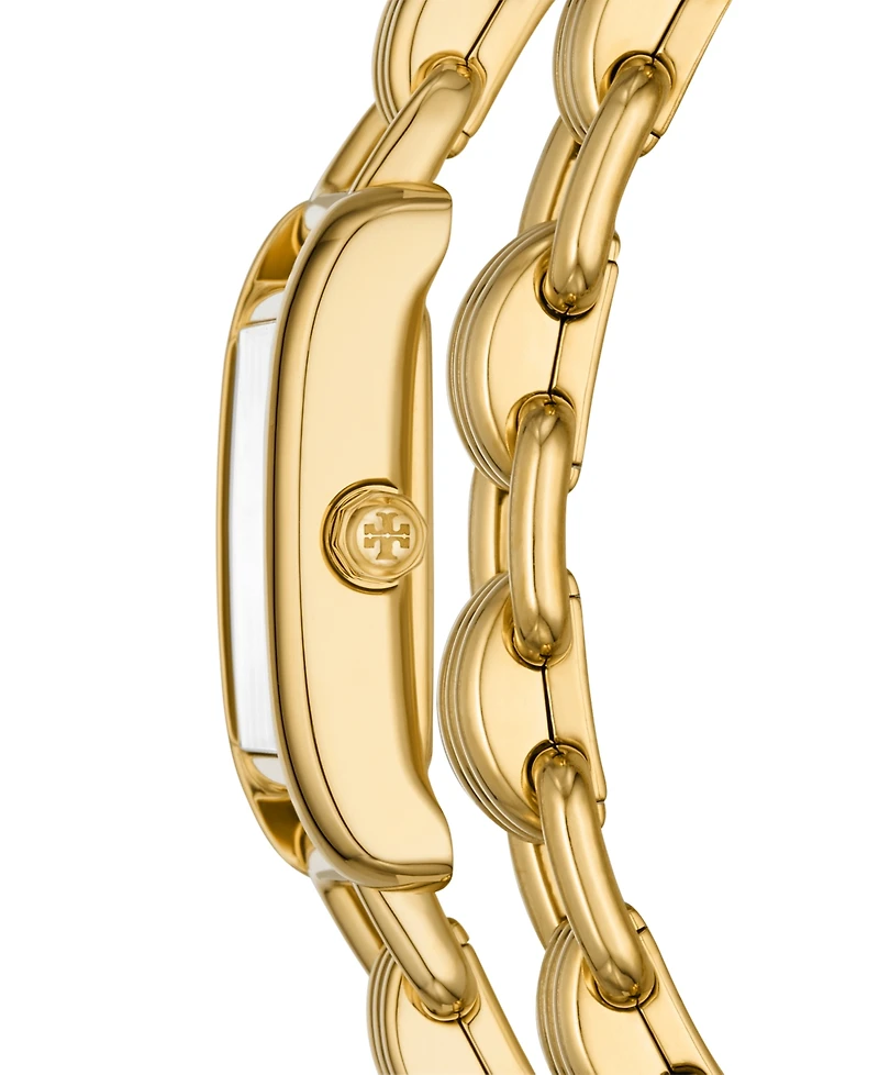 Tory Burch Women's The Eleanor 3-in-1 Gold-Tone Stainless Steel Bracelet Watch 19mm