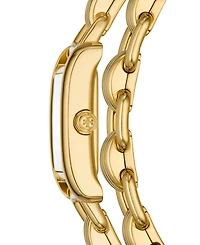 Tory Burch Women's The Eleanor 3-in-1 Gold-Tone Stainless Steel Bracelet Watch 19mm