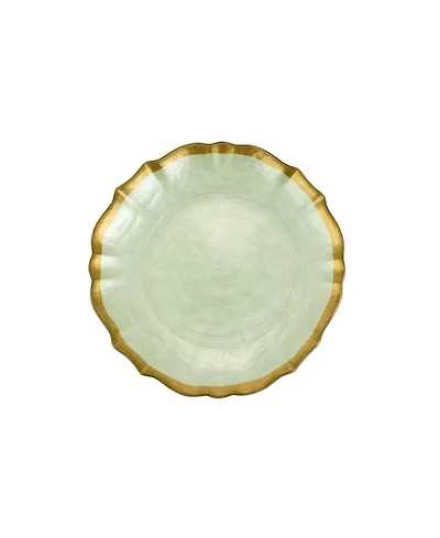 Vietri Baroque Glass Cocktail Plate 6" D