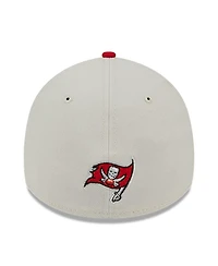 Men's New Era Stone, Red Tampa Bay Buccaneers 2023 Nfl Draft 39THIRTY Flex Hat