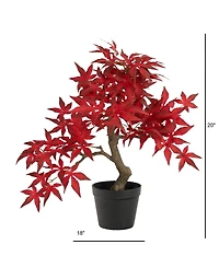 Nearly Natural Autumn Maple Bonsai, 20"