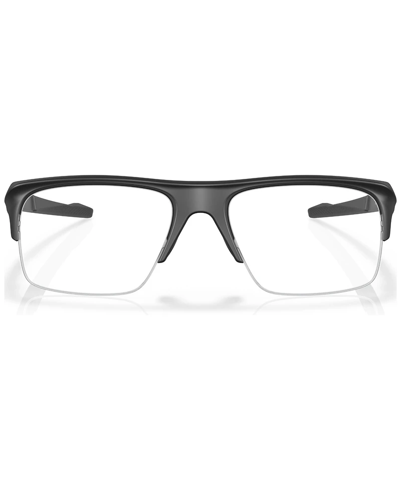 Oakley Men's Rectangle Eyeglasses, OX8061 58