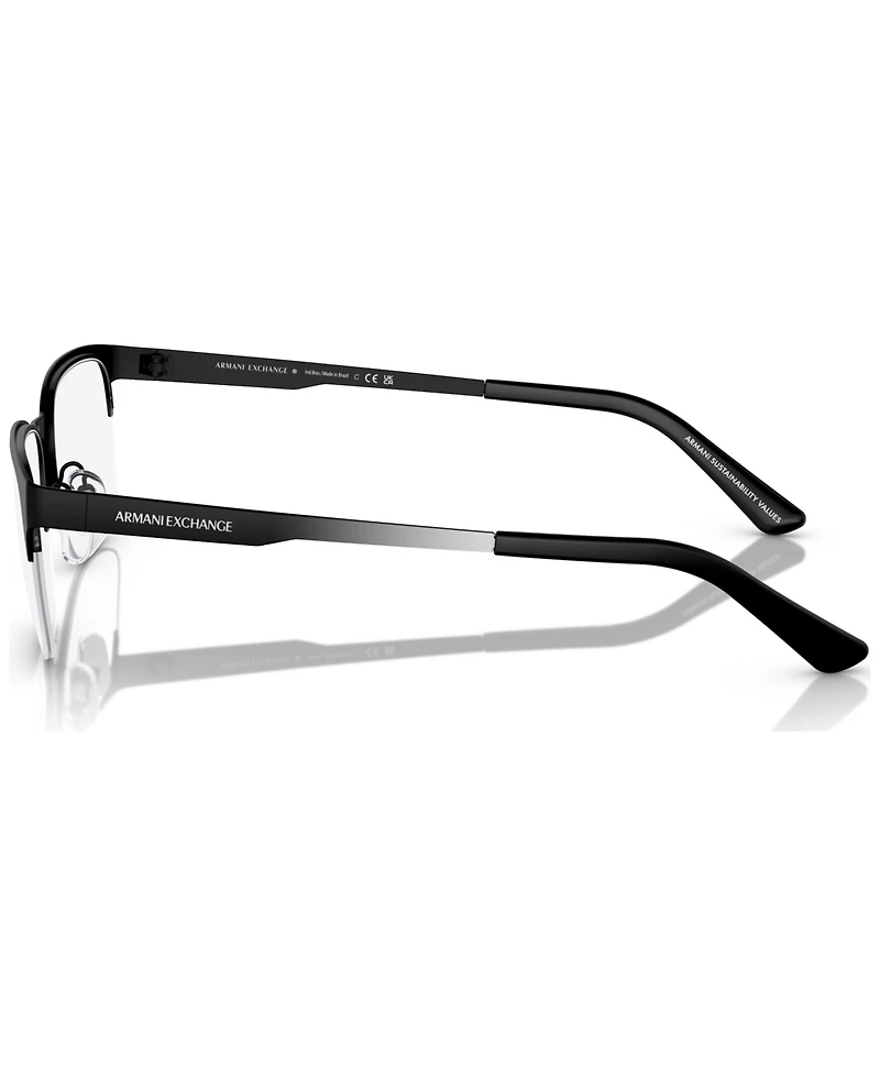 A|X Armani Exchange Men's Rectangle Eyeglasses, AX1060 55