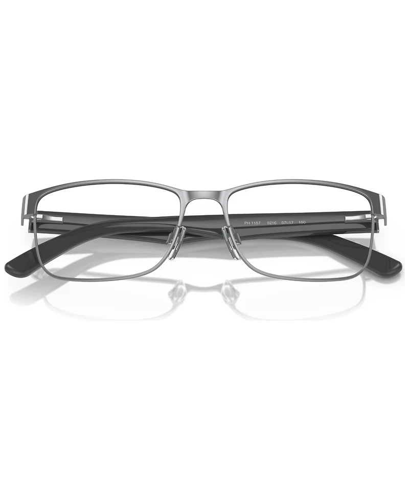 Polo Ralph Lauren Men's Rectangle Eyeglasses, PH1157 55