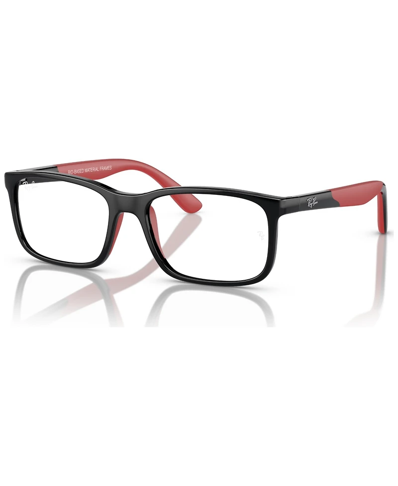 Ray-Ban Jr Kids Rectangle Eyeglasses, RB1621 47